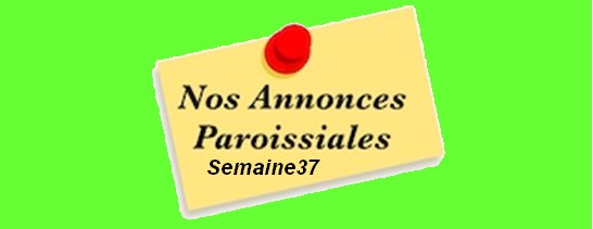 AS 37-Annonces paroissiales